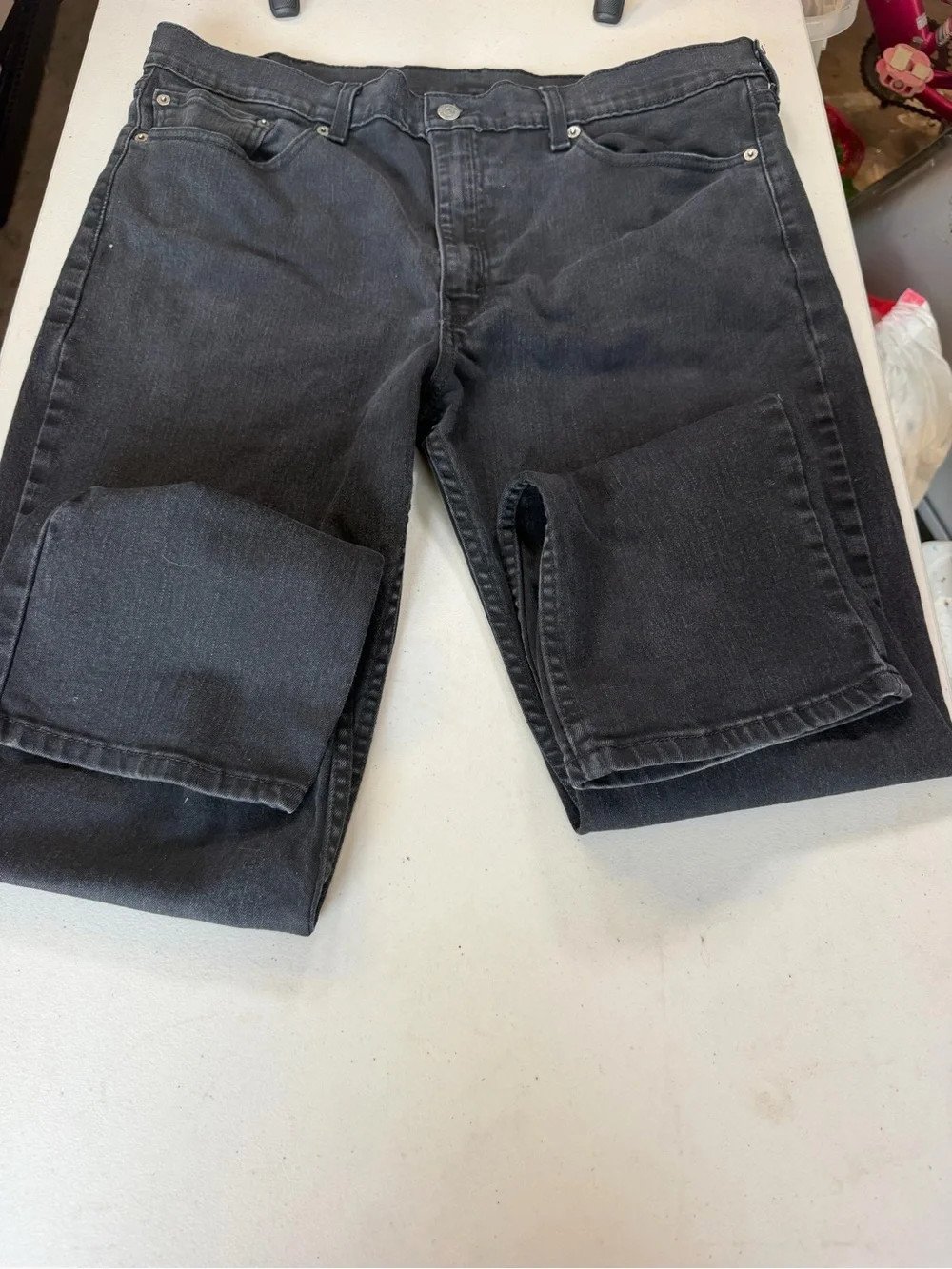Men's Black Straight Levi’s 514 jeans